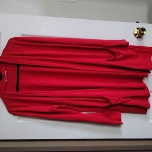 Zenana 1X Red lightweight  cover up like new
